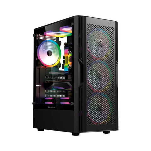 Gabinete Gamer Media Torre Balam Rush Dragonfly Ventra GM570 - Soporte ATX, Micro ATX y Mini ITX - Excelente Flujo de Aire