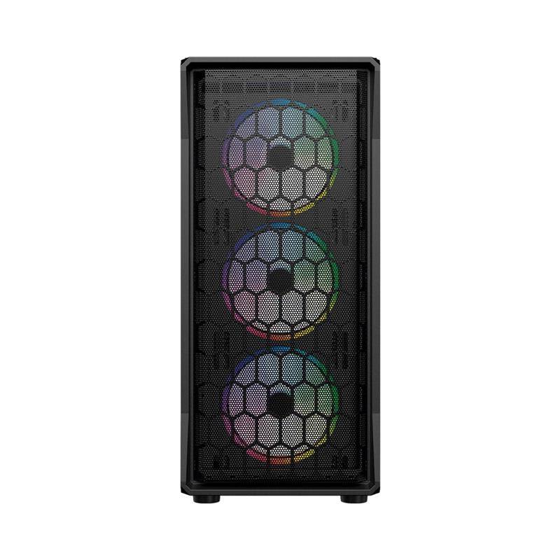 Gabinete Gamer Media Torre Balam Rush Dragonfly Hex GM560 - Compatibilidad ATX y Paneles Cristal - Espacio Ideal para Componentes