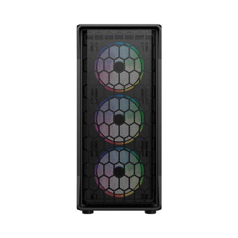 Gabinete Gamer Media Torre Balam Rush Dragonfly Hex GM560 - Compatibilidad ATX y Paneles Cristal - Espacio Ideal para Componentes