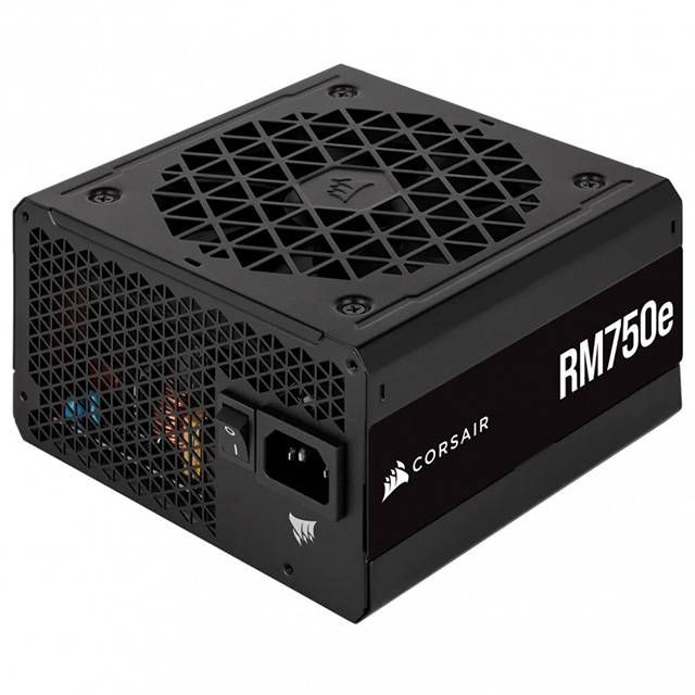 Fuente de Poder Corsair RM750e - 750w, Negro, Low Noise, 80 Plus Gold, Full Modular, REFURBISHED - CP-9020262-NA/RF