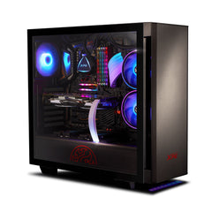 Gabinete XPG Invader Black  Cristal Templado  ATX USB 3.0  Audio HD - Color -negro