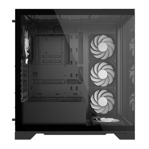 Gabinete Gamer XPG Invader X Negro - Vidrio Templado Frontal/Lateral con Ventiladores - Diseño Imponente y Ventilado - Nuevo