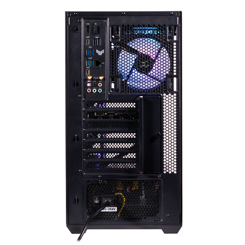 Gabinete Gamer Media Torre Naceb NA-0637N Negro - Cristal Templado con 4 Ventiladores ARGB - Personalización de Iluminación