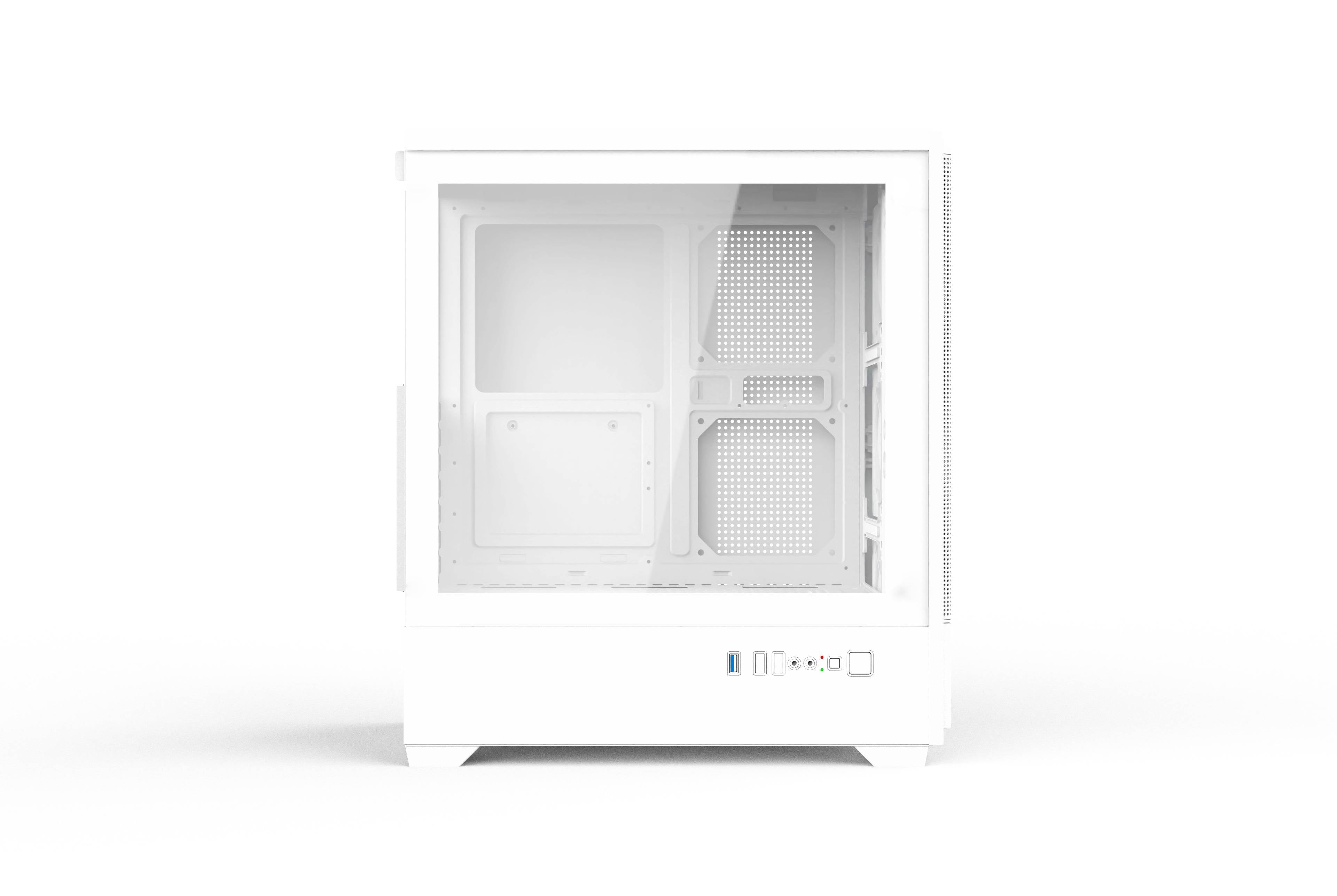 Gabinete Gamer Naceb Stella Blanco ATX Iluminación RGB y Diseño Cristal Templado