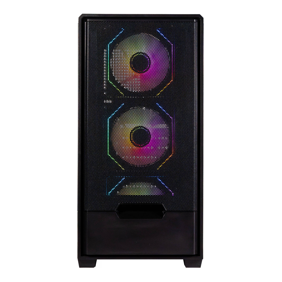 Gabinete Gamer ATX Naceb Stella Negro NA-0658N | Cristal Templado y Gran Ventilación | Amplio Espacio para Componentes