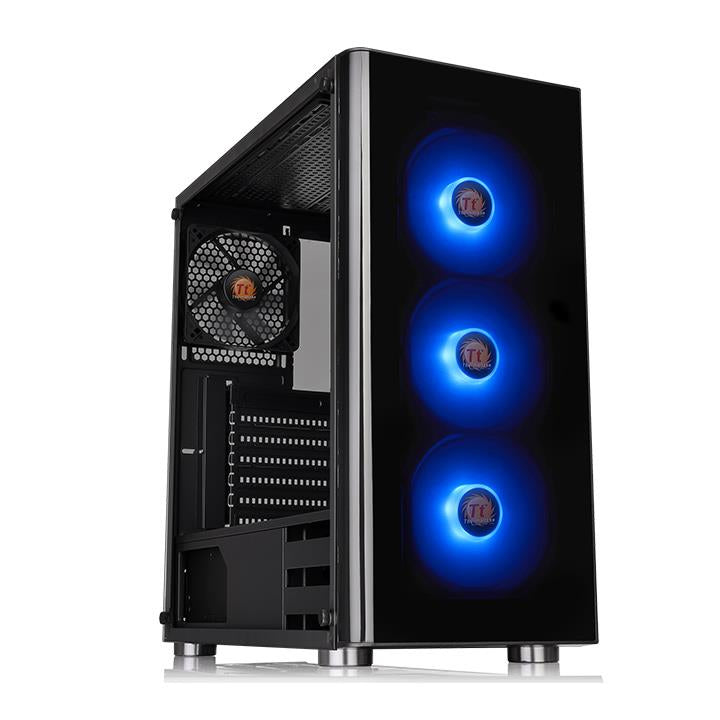 Gabinete TMK V200  THERMALTAKE CA-1K8-00M1WN-01 - Midi-Tower, PC, SPCC, ATX, Micro-ATX, Mini-ITX, Negro