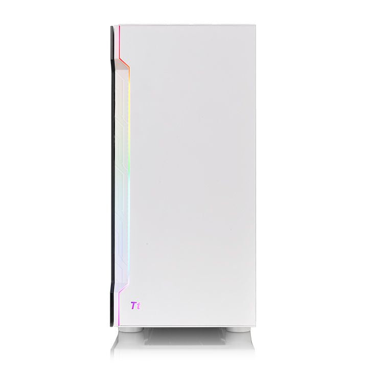 Gabinete  THERMALTAKE H200 TG Snow - Gabinete, ATX, Micro-ATX, Mini-ITX, Color blanco