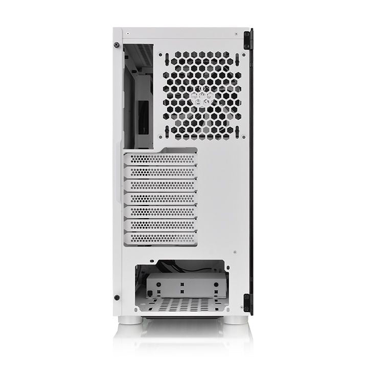 Gabinete  THERMALTAKE H200 TG Snow - Gabinete, ATX, Micro-ATX, Mini-ITX, Color blanco