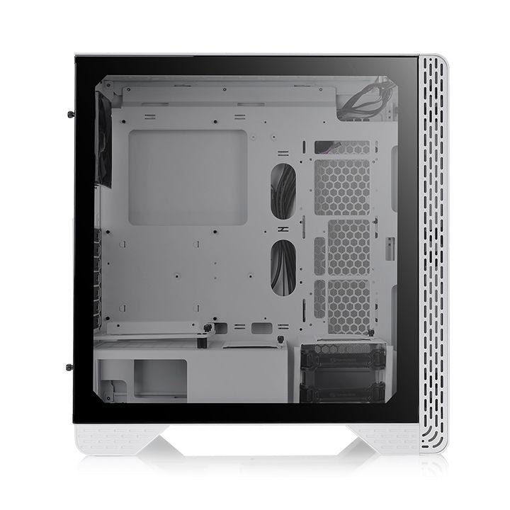 Gabinete  THERMALTAKE S300 TG Snow Edition - Gabinete, Mini ITX hasta ATX, Color blanco