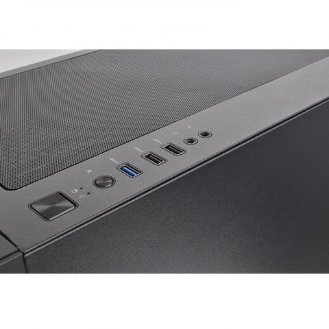 Gabinete  THERMALTAKE H330 TG - Gabinete, Mini ITX hasta ATX, Negro
