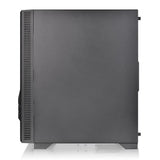 Gabinete THERMALTAKE Versa T25 TG - Gabinete, Mini ITX hasta ATX, Negro