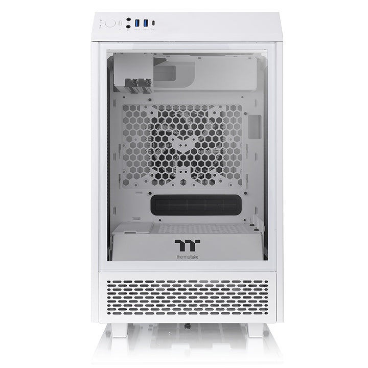 Gabinete  THERMALTAKE The Tower 100 Snow Mini Chassis - Mini-Tower, Gabinete, Mini-ITX, Color blanco