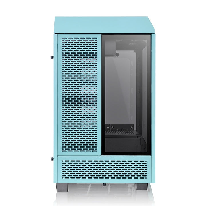 Gabinete  THERMALTAKE The Tower 100 Turquoise Mini Chassi - Mini Torre, Gabinete, Mini-ITX, Turquesa