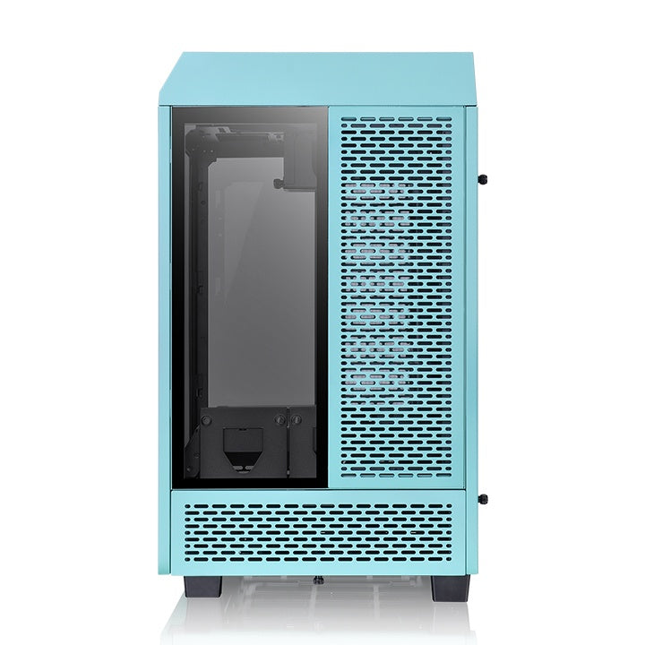 Gabinete  THERMALTAKE The Tower 100 Turquoise Mini Chassi - Mini Torre, Gabinete, Mini-ITX, Turquesa