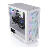 Gabinete  THERMALTAKE V350 TG ARGB AIR - Mid-Torre, Gabinete, ATX, Micro ATX y Mini-ITX, Color blanco