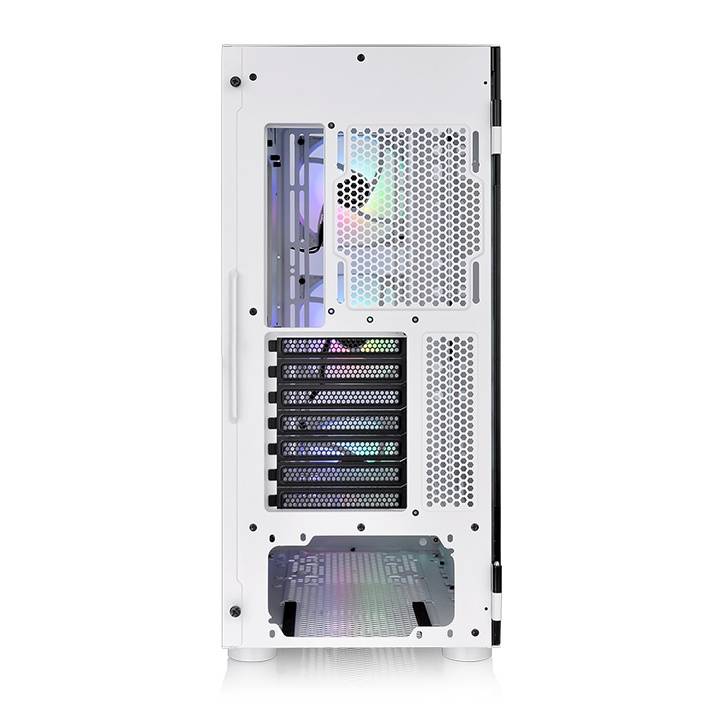 Gabinete  THERMALTAKE H570 TG Snow Mid Tower - Mid-Torre, Gabinete, Mini ITX hasta E-ATX, Color blanco