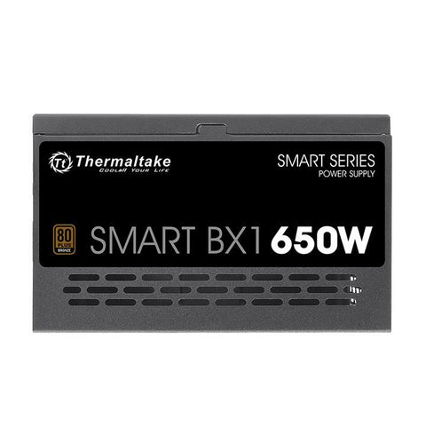 Fuente de Poder Thermaltake Smart BX1 650W 80+ Bronce PS-SPD-0650NNFABU-1 - Color Negro