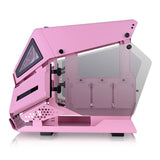 Gabinete Thermaltake Ah T200 Pink (CA-1R4-00SAWN-00) - Color Blanco, Micro Torre, 2 Paneles de 4mm de Cristal Templado, Soporta Tarjetas Madre Micro ATX y M