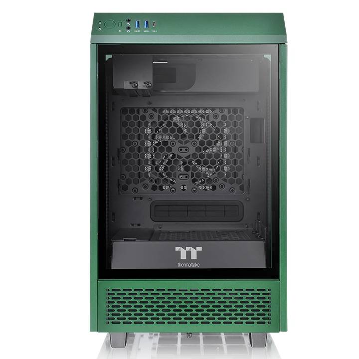 Gabinete Thermaltake The Tower 100 Racing Green (CA-1R3-00SCWN-00) - Color Verde, Mini Torre