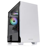 Gabinete Thermaltake S100 TG Snow (CA-1Q9-00S6WN-00) - Color Blanco, Micro Torre