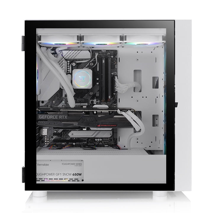 Gabinete THERMALTAKE H570 TG Snow White CA-1T9-00M6WN-00 - H570 TG ARGB Snow mid-tower