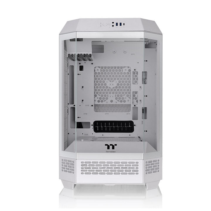 Gabinete THERMALTAKE CA-1Y4-00S6WN-00 - Micro-Tower, PC, Vidrio, SPCC, Micro ATX, Mini ITX, Blanco