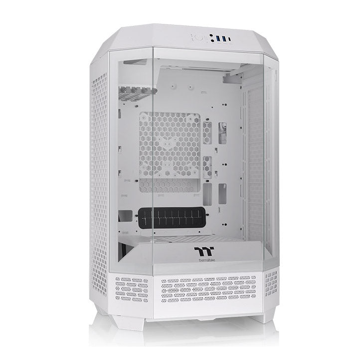 Gabinete THERMALTAKE CA-1Y4-00S6WN-00 - Micro-Tower, PC, Vidrio, SPCC, Micro ATX, Mini ITX, Blanco