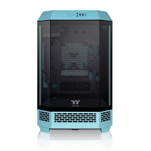 Gabinete THERMALTAKE CA-1Y4-00SBWN-00 - The Tower 300 Turquoise Micro Tower