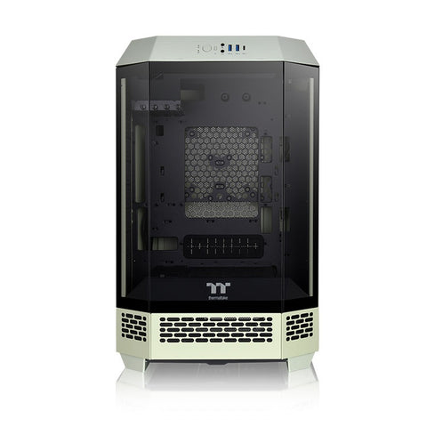 Gabinete THERMALTAKE CA-1Y4-00SEWN-00 - The Tower 300 Matcha Green Micro Tower