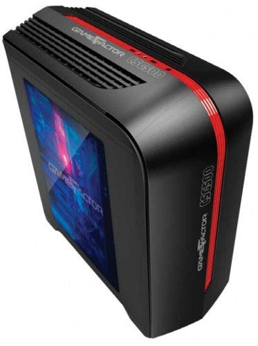 Gabinete Game Factor Rojo Matx Usb 3.0, 2 Vent 120mm Sin Fuente Csg500-Rd