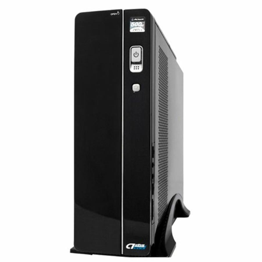 Gabinete Slim Acteck Bern GS460 con Fuente 500W y Lector de Tarjetas para Oficina - Eficiente y Duradero