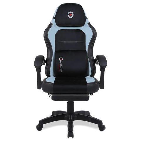 Silla Gamer Getttech Ergonomica, Malla, Soporte Lumbar, Azul Celeste/N