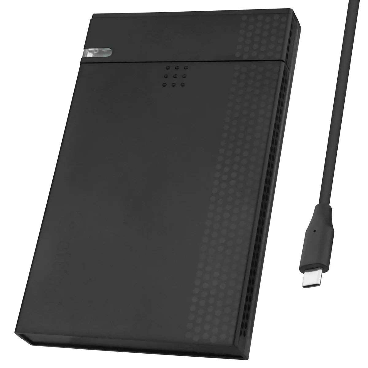 Enclusure Getttech 2.5" Para Hdd O Ssd, Usb-C, Negro - Gge-O25U3-01