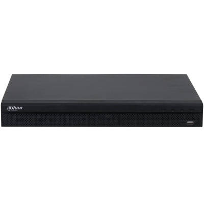 DHI-NVR4216-16P-4KS3 NVR de 8 MP, 4k,  16 Canales IP, 16 Puertos PoE, Rendimiento de 160 Mbps, Smart H.265+, 2 Bahias de Discos Duros, Salidas de Video