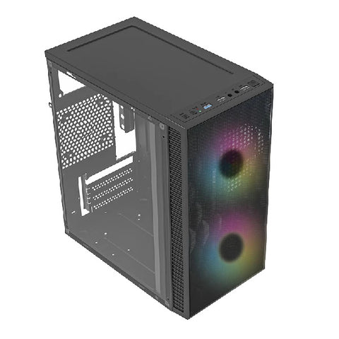 Gabinete Acteck Fuji GC470 con Panel Acrílico, Fuente 500W y Ventilador RGB - Estético y Moderno