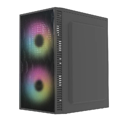 Gabinete Acteck Fuji GC470 con Panel Acrílico, Fuente 500W y Ventilador RGB - Estético y Moderno