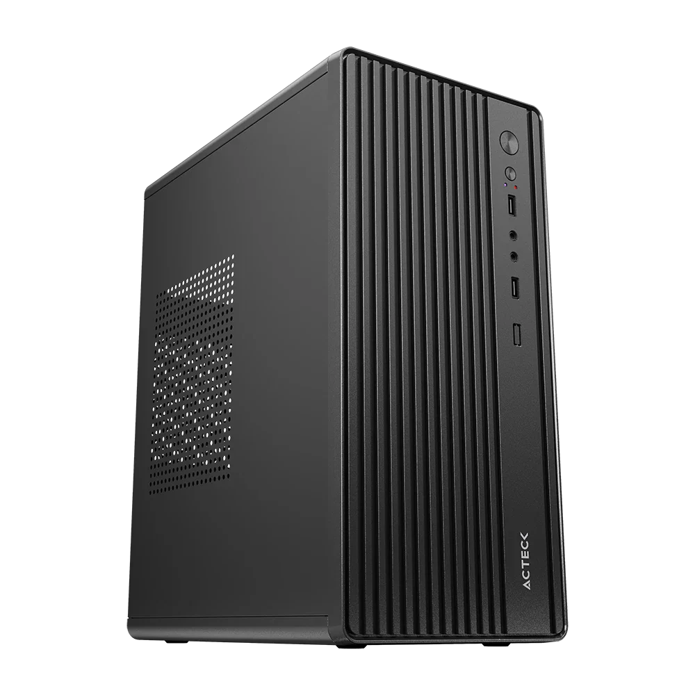 Gabinete Acteck GI210M Mini Torre M-ATX Ideal Para Oficina, Hogar, Ensamble Económico