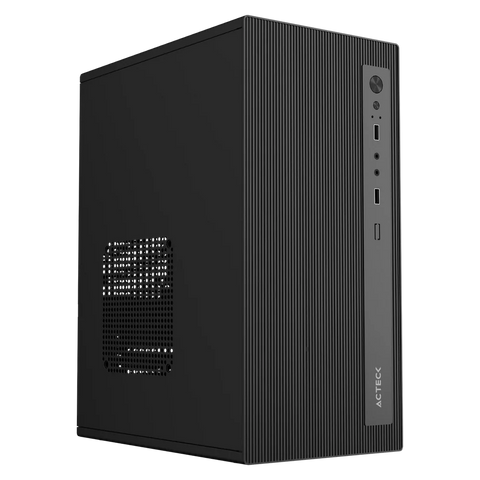 Gabinete Acteck GI215M Mini Torre M-ATX Para Ensamble Económico, Oficina, Hogar