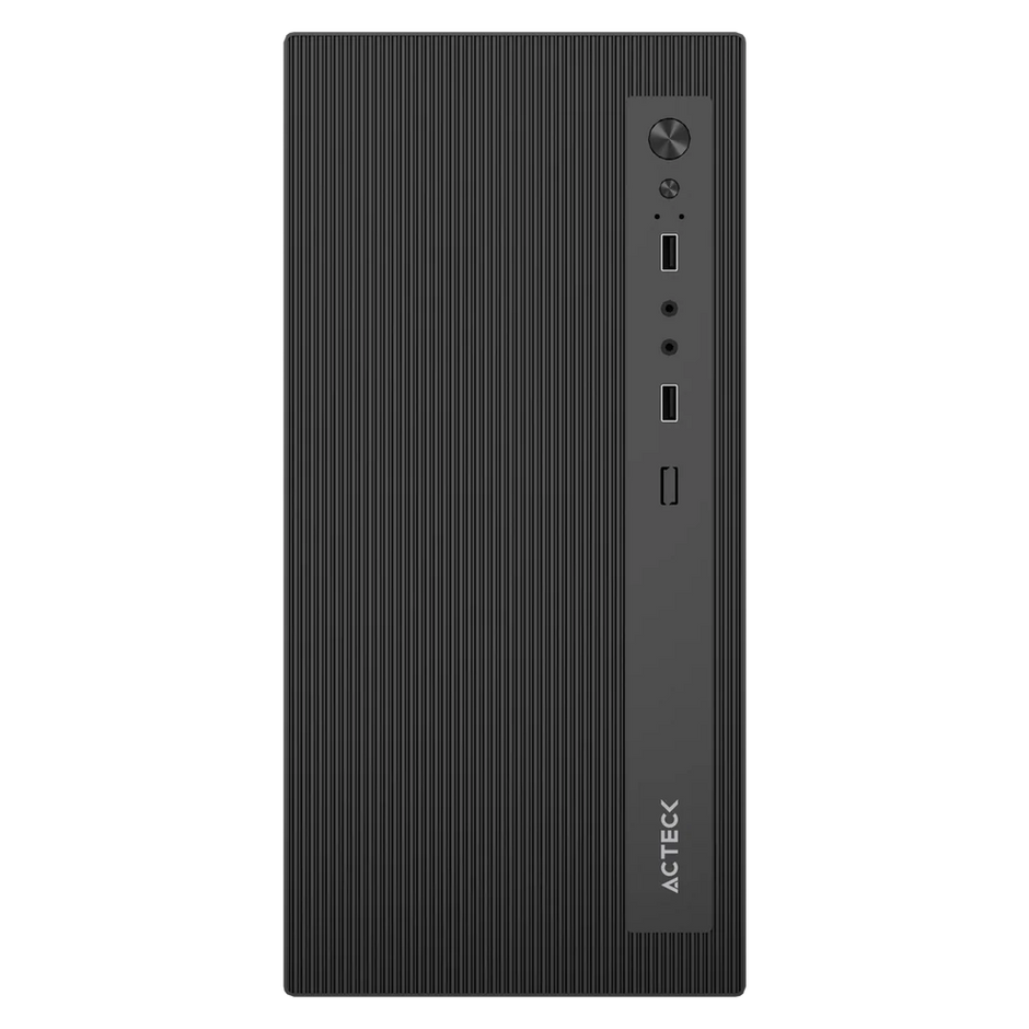Gabinete Acteck GI215M Mini Torre M-ATX Para Ensamble Económico, Oficina, Hogar