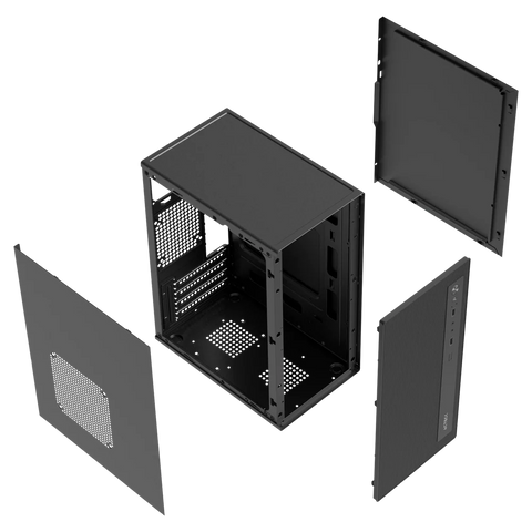 Gabinete Acteck GI215M Mini Torre M-ATX Para Ensamble Económico, Oficina, Hogar