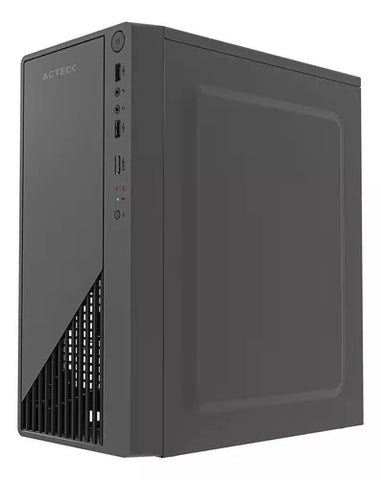 Gabinete Acteck Kioto Gc220f Matx Mini Torre Metalico 500w Negro