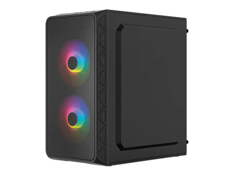 Gabinete Acteck Mini Torre Doom Gi730, Fuente de  600W, Usb 3.0,  Usb2.0,  3 Ventiladores, Color Negro (AC-939225)