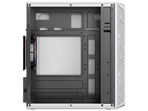 Gabinete Acteck Mini Torre Doom Gi730, Fuente de  600W, Usb 3.0, Usb 2.0, Con 3 Ventiladores, Color Blanco (AC-939232)