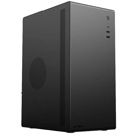 Gabinete Acteck Mini Torre Neuss Gi707, Fuente 450W,Usb 2.0, Usb 3.0, Color Negro - (AC-936019)
