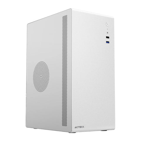 Gabinete Acteck Mini Torre Neuss Gi707, Fuente de 450W, Usb 2.0, Usb 3.0, Color Blanco (AC-936026)