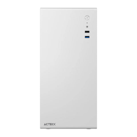 Gabinete Acteck Mini Torre Neuss Gi707, Fuente de 450W, Usb 2.0, Usb 3.0, Color Blanco (AC-936026)