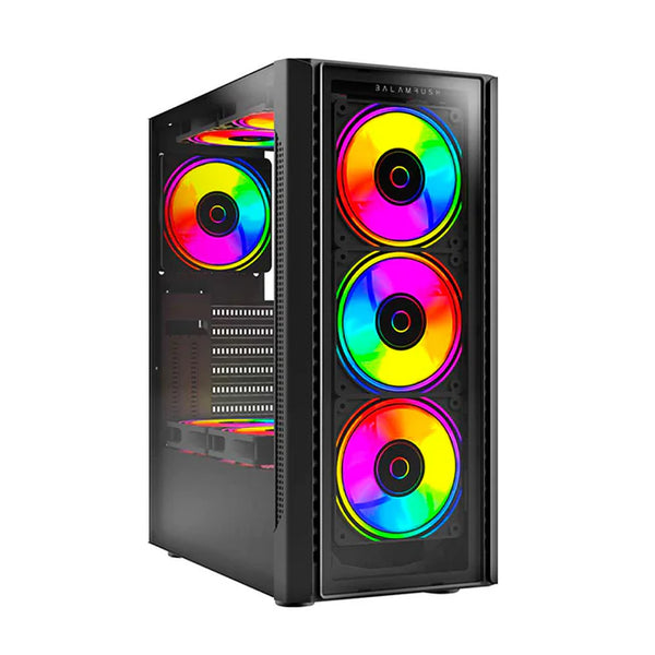 Gabinete Balam Media Torre Dragonflyii Gm745 Cristal Negro Br-935968