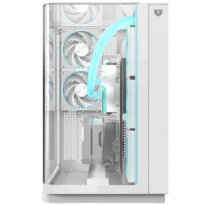 Gabinete Balam Rush Gamer Tank Expert Curve 7800 Mid-Tower Blanco BR-941563