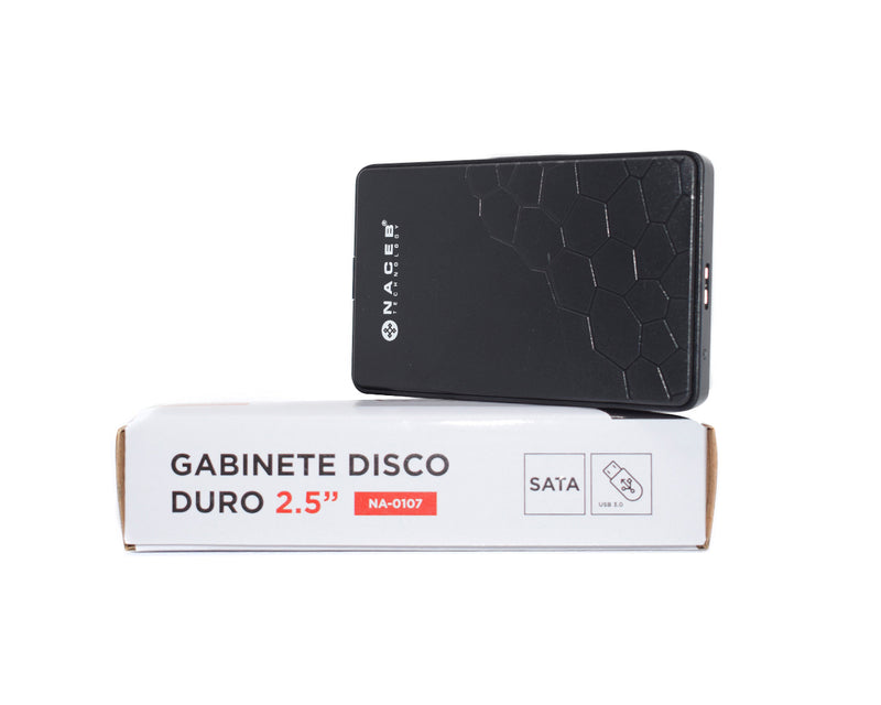 Gabinete Disco Duro Naceb Technology NA-0107, 1 TB, USB 3.0, 2.5 pulgadas, Negro