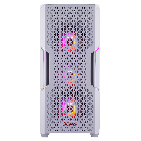 Gabinete Gamer XPG STARKERAIR Blanco Mid Tower con Ventana RGB y Alta Ventilación